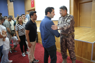 Erzurum'a Atanan Edirne Emniyet Müdürü Karaburun Personeliyle Vedalaştı