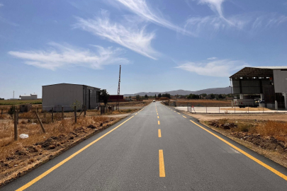 İpsala’da 5 Kilometrelik Grup Yoluna Sıcak Asfalt