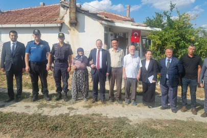 Kaymakam Güvenç’ten Şehit Ailesi ve Gazilere Ziyaret