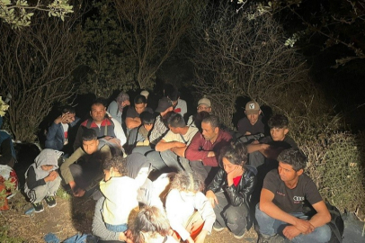 Çanakkale'de 34 Düzensiz Göçmen Yakalandı
