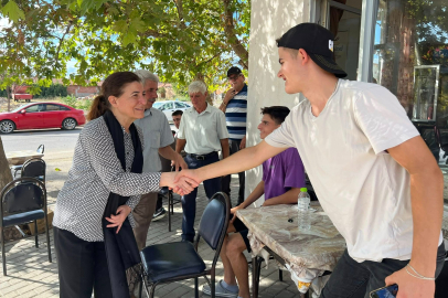 Fatma Aksal, Küplü’de Esnaf Ziyaretlerinde Bulundu