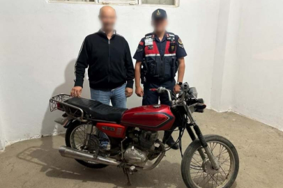 Biga'da Çalınan Motosiklet Jandarma Ekiplerince Bulundu