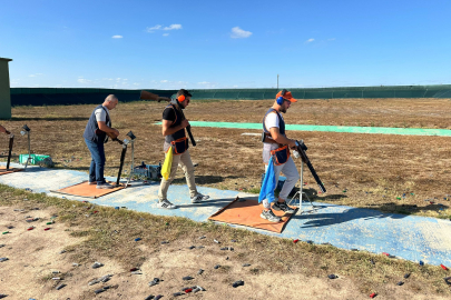 Çorlu'da Trap Atış Müsabakası Yapıldı