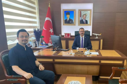 Dr. Emre Cesur’dan Kaymakam Özderin’e Ziyaret