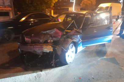 Edirne'de Işıklarda Zincirleme Kaza: 1 Yaralı