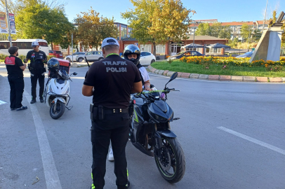 Edirne’de Motosiklet Sürücülerine Sıkı Denetim