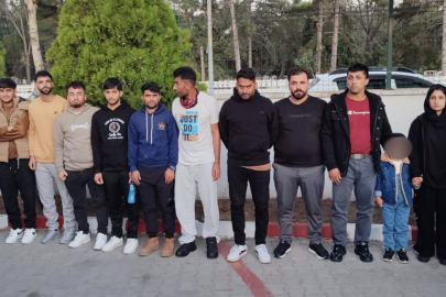 Edirne'de 12 Düzensiz Göçmen Yakalandı