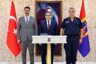 Kaymakam Balaban’dan İl Jandarma Komutanı’na Ziyaret