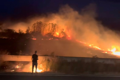 Keşan’da Çıkan Yangın Ormanlık Alana Sıçramadan Söndürüldü