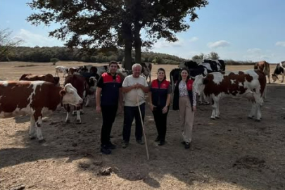 Vize’de Büyükbaş Hayvan Yetiştiricisine Ziyaret