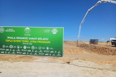 İpsala'da OSB Temel Atma Heyecanı