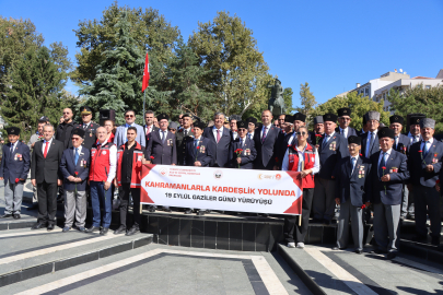 Kırklareli'nde 19 Eylül Gaziler Günü Dolayısıyla Tören Düzenlendi