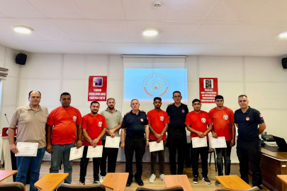 Edirne Belediyesi’nden Lalapaşa Belediyesi Personeline Yangın Eğitimi