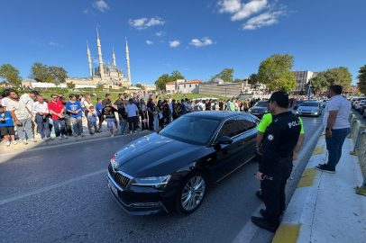 Edirne'de Yeni Emniyet Müdürüne Tören Gibi Karşılama