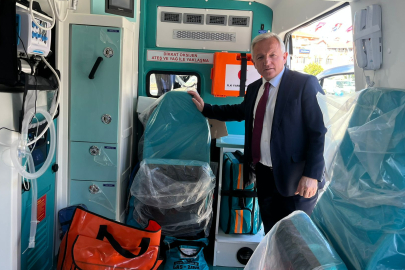 İpsala Belediyesi'ne Hasta Nakil Aracı Kazandırıldı