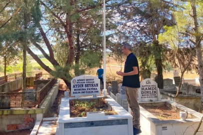 Kaymakam Enver Özderin, Şehit Aydın Seyran’ın Kabrini Ziyaret Etti