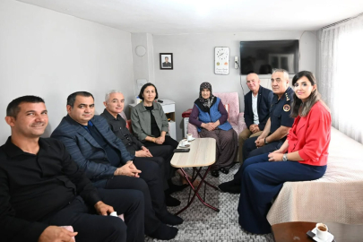 Vali Turan, Şehit Ailesini Ziyaret Etti