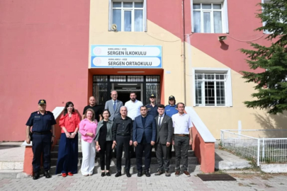 Vali Uğur Turan’dan Sergen Köyü Okullarına Ziyaret