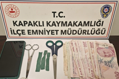 Kapaklı'da Yakalanan Zehir Taciri Tutuklandı