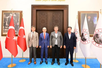 Vali Uğur Turan, Çorlu Kaymakamını Kabul Etti