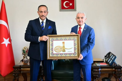 Vali Uğur Turan, Tapu ve Kadastro Bölge Müdürünü Kabul Etti