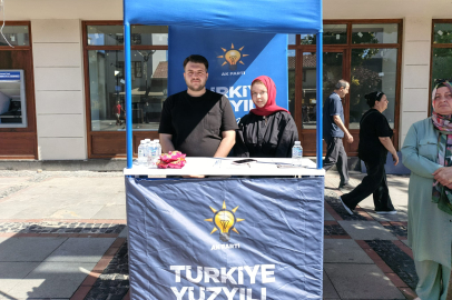 AK Parti’den Saraçlar’da Üyelik Standı
