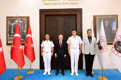 Vali Turan’dan Sahil Güvenlik Komutanlarına Kabul