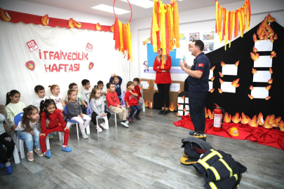 Kırklareli’nde Miniklere İtfaiye Eğitimi