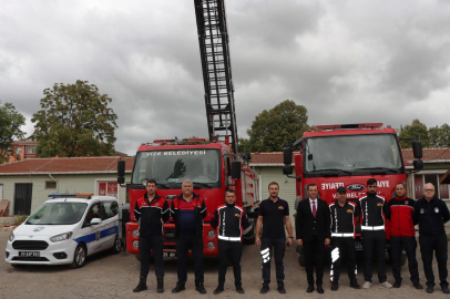Başkan Özalp, Vize Belediyesi İtfaiye Personelinin İtfaiye Haftasını Kutladı