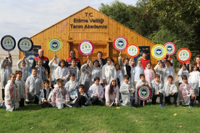 Edirne’de İlkokul Öğrencileri Çocuk Tarım Akademisi'nde