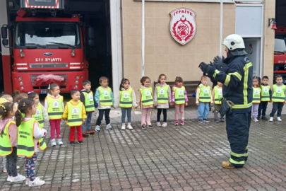 Minik Öğrenciler Kırklareli İtfaiyesini Ziyaret Etti