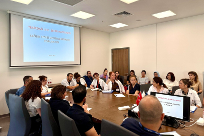 Tekirdağ Şehir Hastanesi'nde Sağlık Tesisi Değerlendirme ve Geliştirme Toplantısı