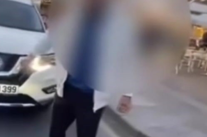 Ters Yöne Girip Motorcunun Üstüne Sürdü