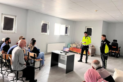 Vize’de Engelli Bakım Merkezinde Trafik Eğitimi Verildi