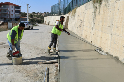 Çerkezköy’de Kaldırım Çalışmaları Devam Ediyor