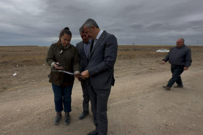 Vali Sezer’den Demirhanlı Havaalanı’nda İnceleme