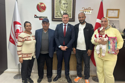 Başkan Geldi’den Minik Lina ve Umay’a Güzel Dilekler