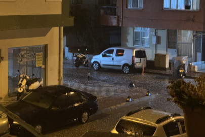 Çanakkale'de Gök Gürültülü Sağanak ve Dolu Etkili Oldu