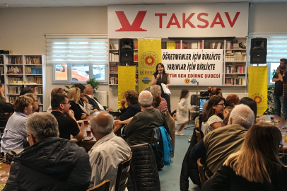 Edirne'de Eğitim-Sen'den Dünya Öğretmenler Günü Kutlaması