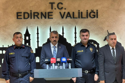 Edirne Valisi Sezer'den "Asayiş" Açıklamaları
