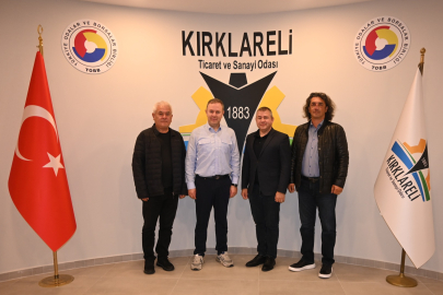 Kırklareli TSO, KOSB Yetkililerini Yeni Hizmet Binasında Ağırladı
