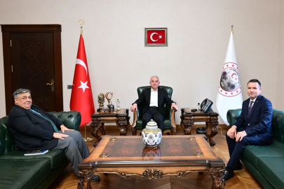 Vali Turan, Yeni Tapu Müdürü Taci Sayın’ı Kabul Etti