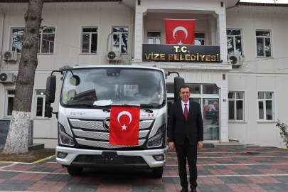 Vize Belediyesi Araç Filosuna Yeni Çöp Toplama Aracı Kazandırdı