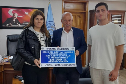 Muratlı Belediyesi’nden Üniversite Öğrencilerine 435 Bin Lira Eğitim Desteği