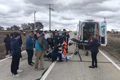 Muratlı’da Trafik Kazası: 1 Yaralı
