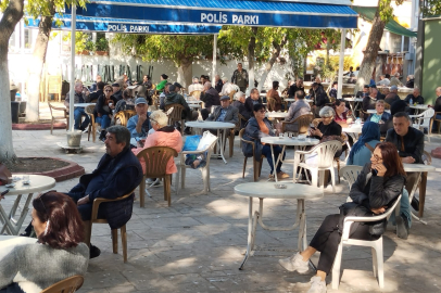 Güneşi Gören Edirneliler Parklara Koştu