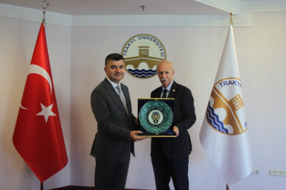 Edirne İl Emniyet Müdürü Ayhan’dan Rektör Hatipler’e Ziyaret