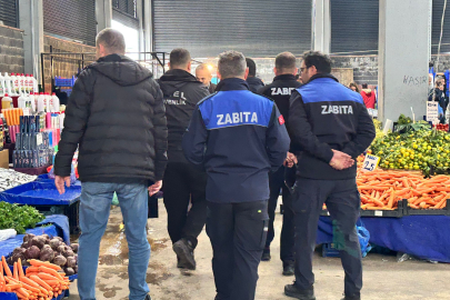 Zabıta Ekiplerinden Fiyat Etiketi Denetimi