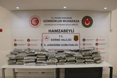 Edirne'de 105,2 Kilogram Uyuşturucu Ele Geçirildi