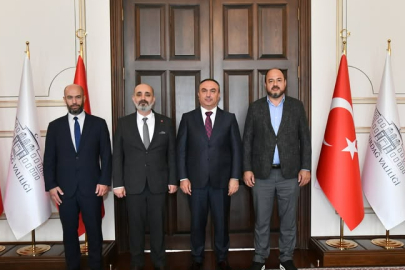 Vali Soytürk, Saadet Partisi Heyetini Kabul Etti